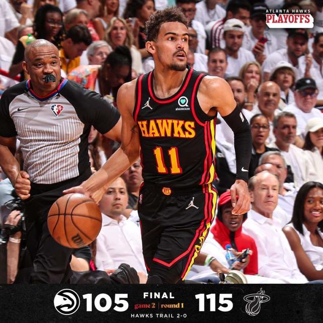 特雷·扬得分回暖失误依旧爆炸 老鹰难逃横扫厄运？